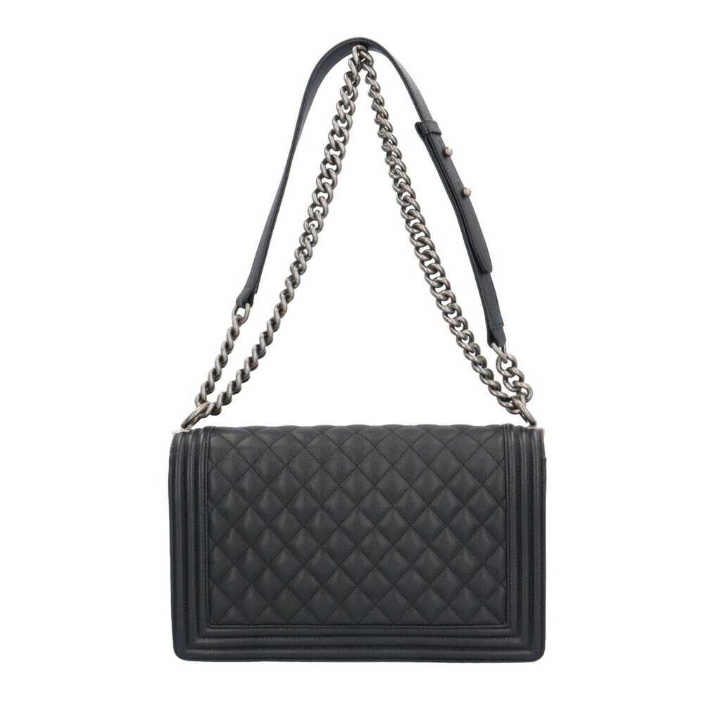 Chanel CHANEL Boy Shoulder Bag Caviar Skin Black … - image 3