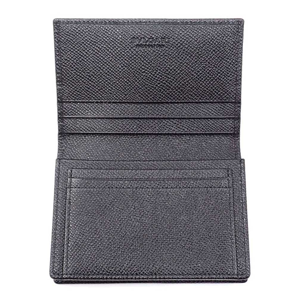 Bvlgari BVLGARI Bulgari Card Case for Men, Black … - image 3