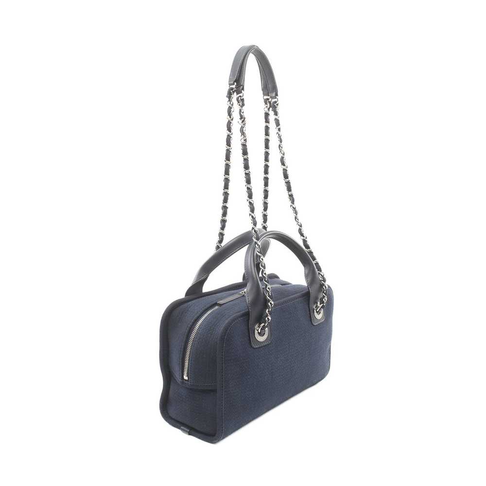 Chanel Deauville Bowling Bag Chain Shoulder Bag C… - image 2
