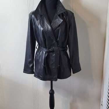 Vintage Prima Donna Women's Black Leather Jacket