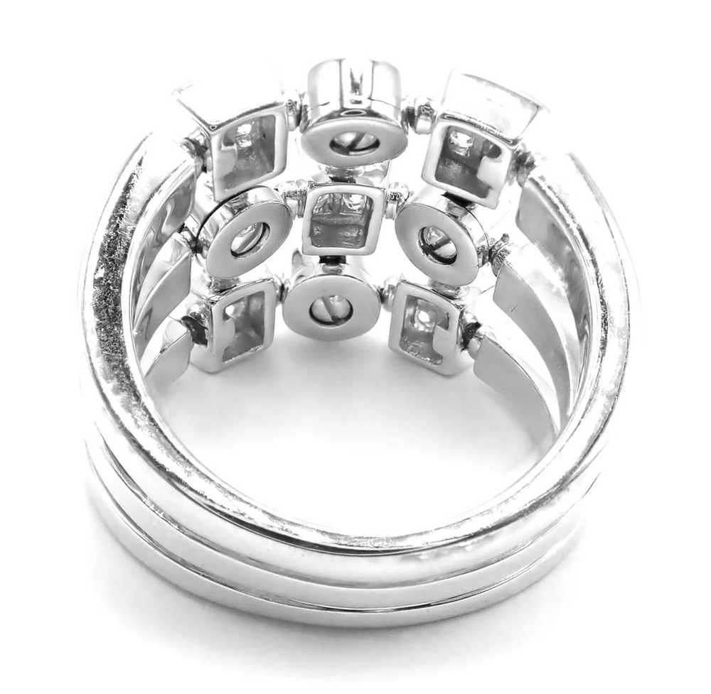 Authentic! Bvlgari Bulgari 18k White Gold Lucea D… - image 3