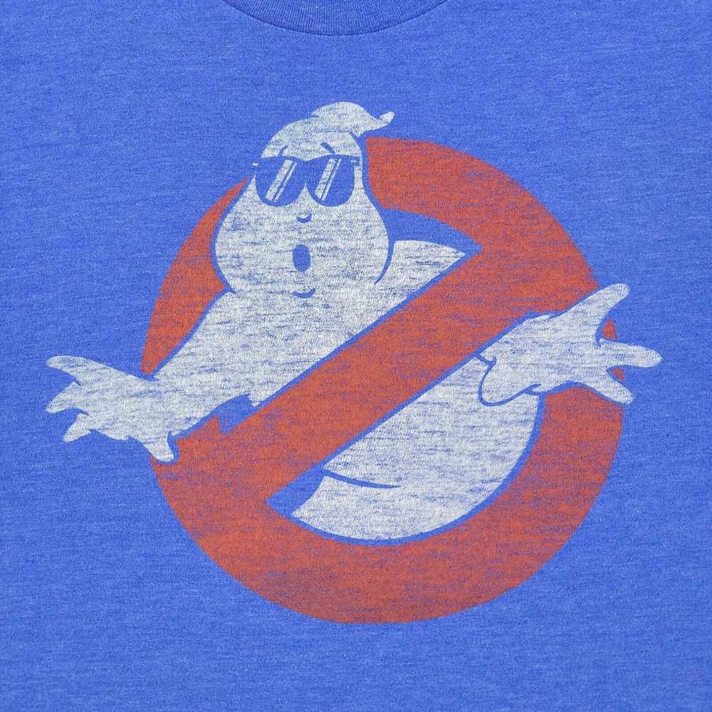 Vintage Ghostbusters Shirt Men's Large Blue Class… - image 2
