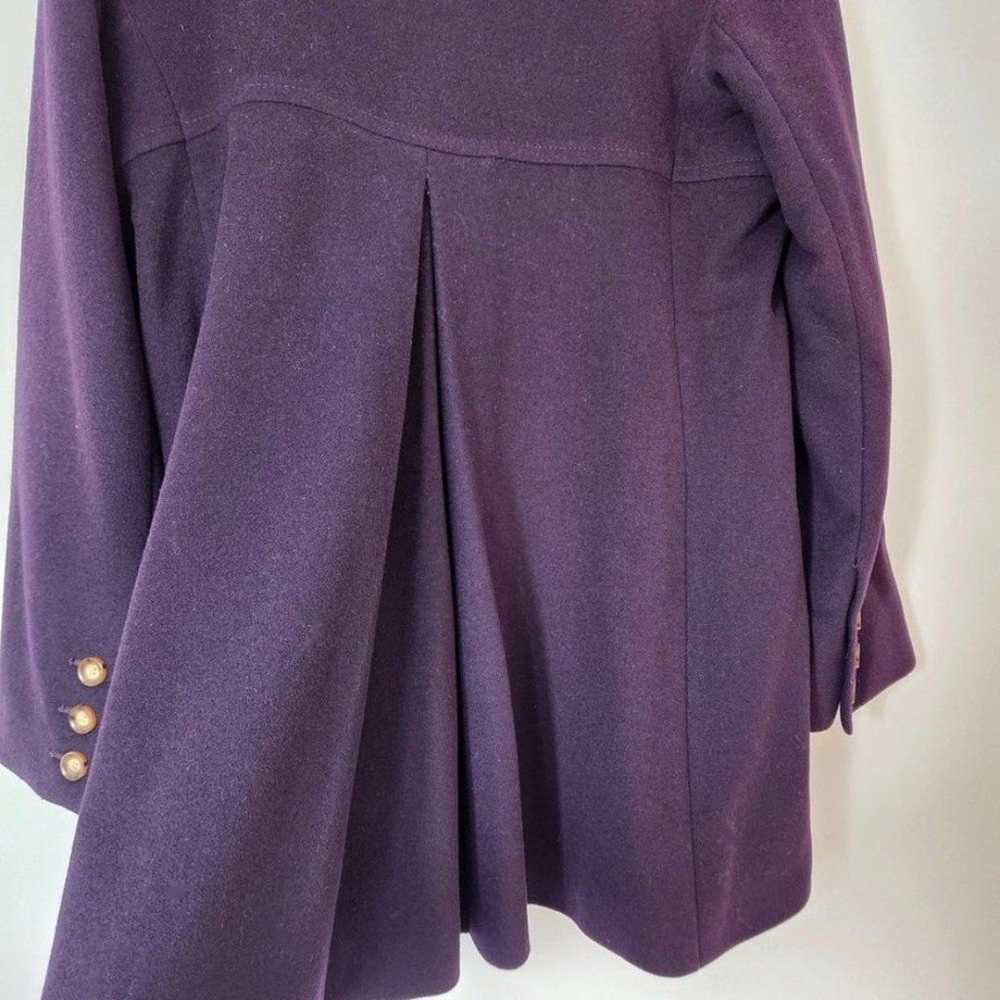 Michael Kors Cashmere Purple Wool Coat Tortoise S… - image 4
