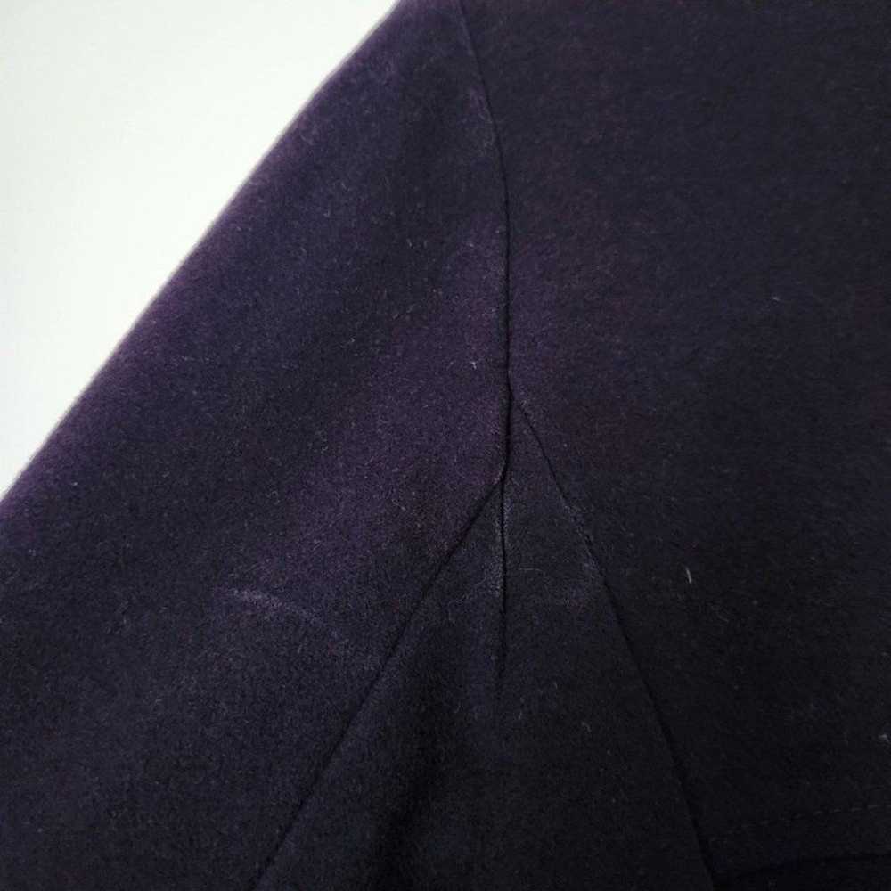 Michael Kors Cashmere Purple Wool Coat Tortoise S… - image 8