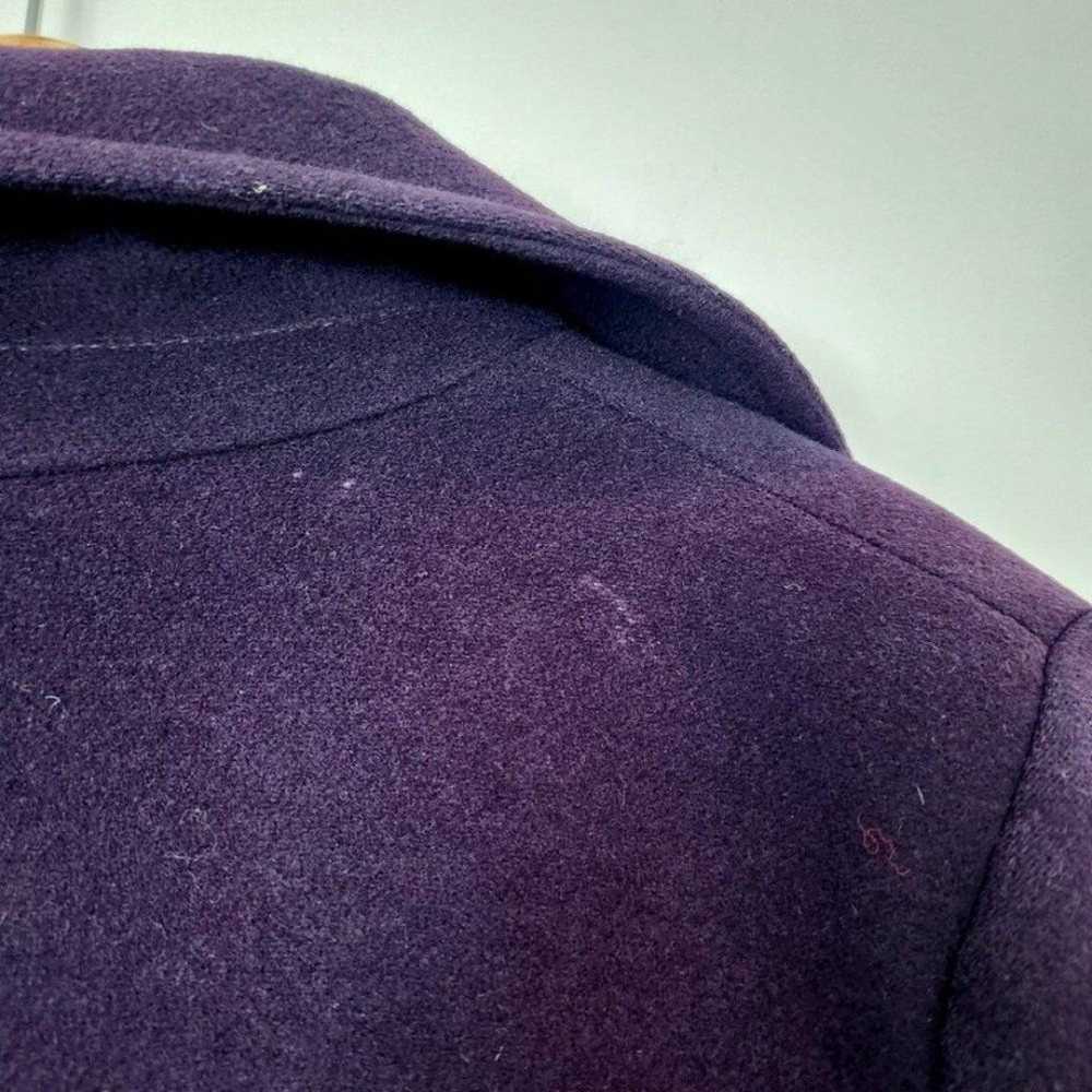 Michael Kors Cashmere Purple Wool Coat Tortoise S… - image 9