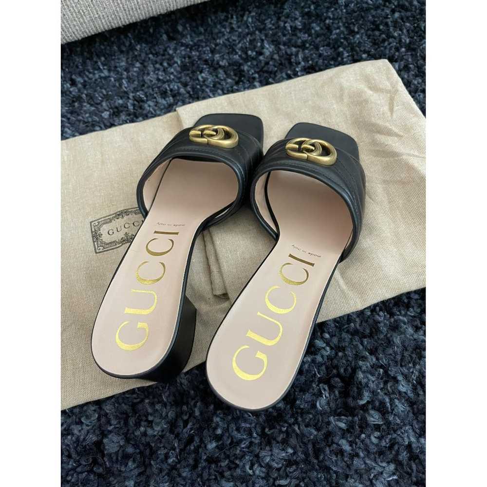 Gucci Marmont leather sandal - image 4
