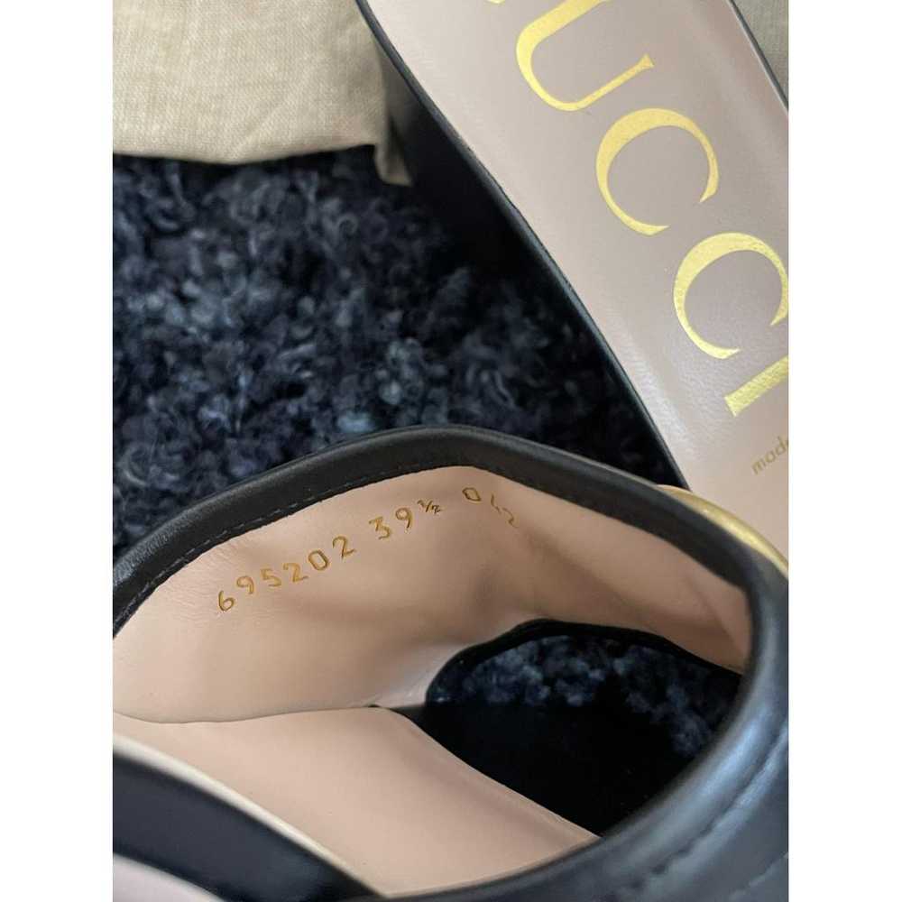 Gucci Marmont leather sandal - image 8