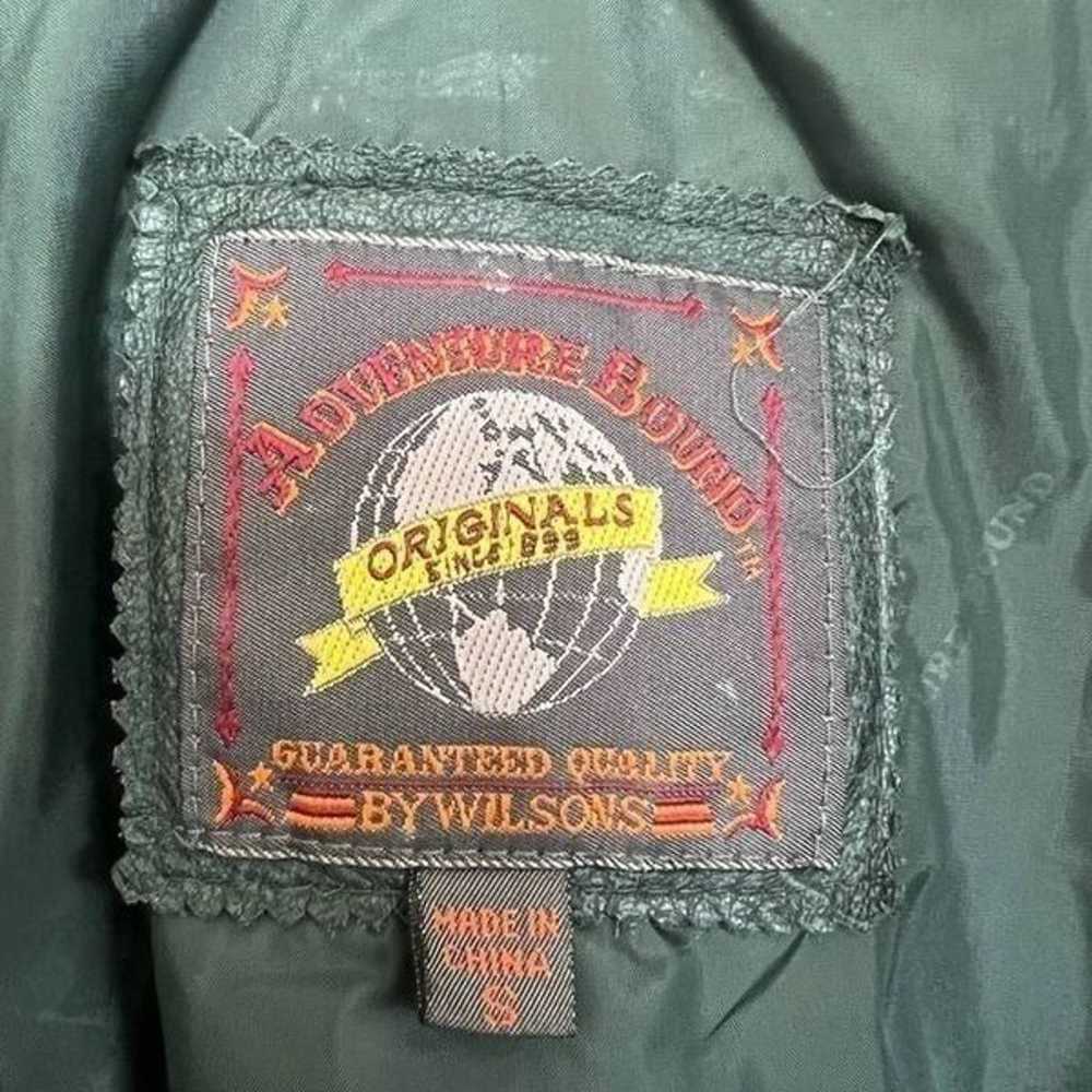 Wilsons Leather Adventure Bound Vintage 80s Army … - image 11