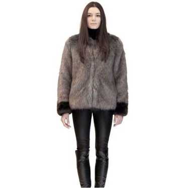 Vera Wang faux fur jacket XS - image 1