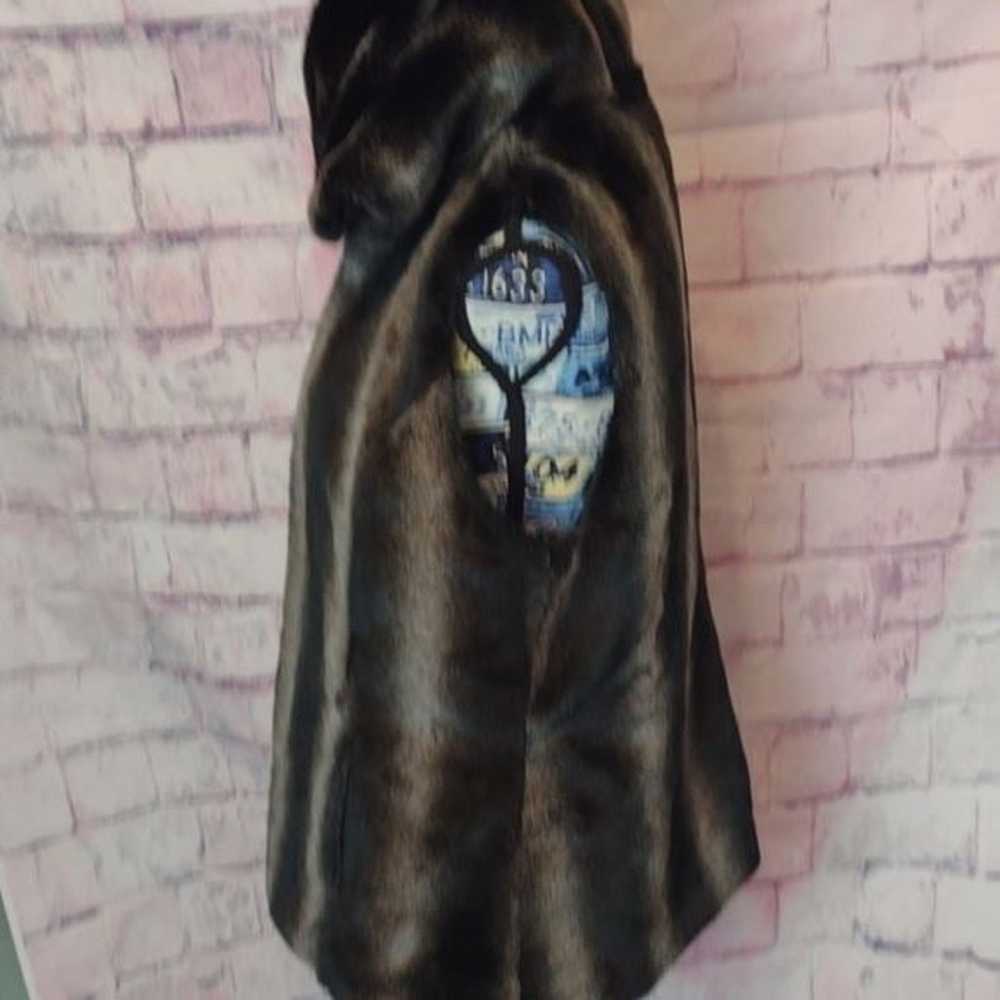 KRISTIN Blake vintage faux fur reversible zipped … - image 2