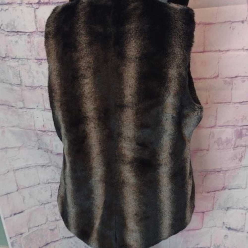 KRISTIN Blake vintage faux fur reversible zipped … - image 3