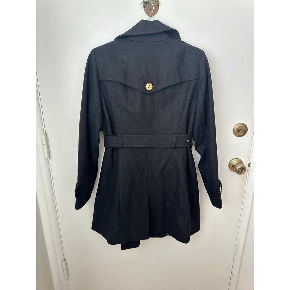 Michael Kors Wool Black Black Double Breasted Coat - image 6