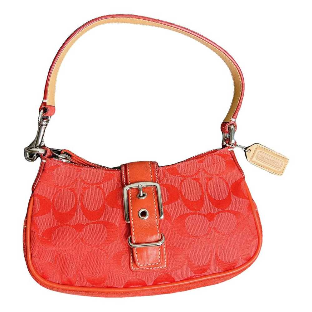 Coach Signature Sufflette cloth handbag - image 1