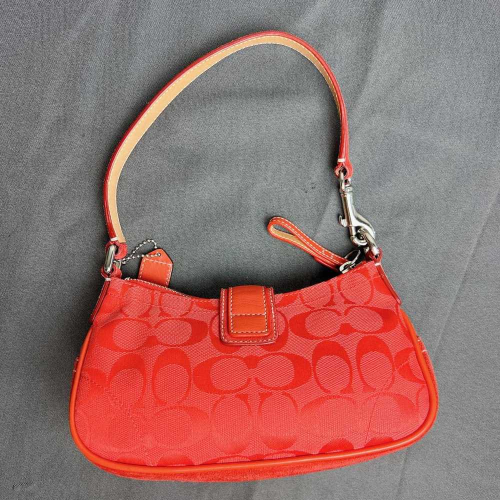 Coach Signature Sufflette cloth handbag - image 3