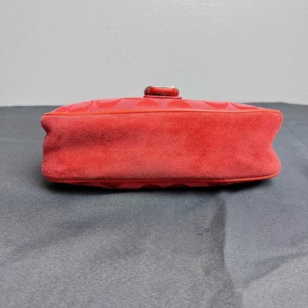 Coach Signature Sufflette cloth handbag - image 8