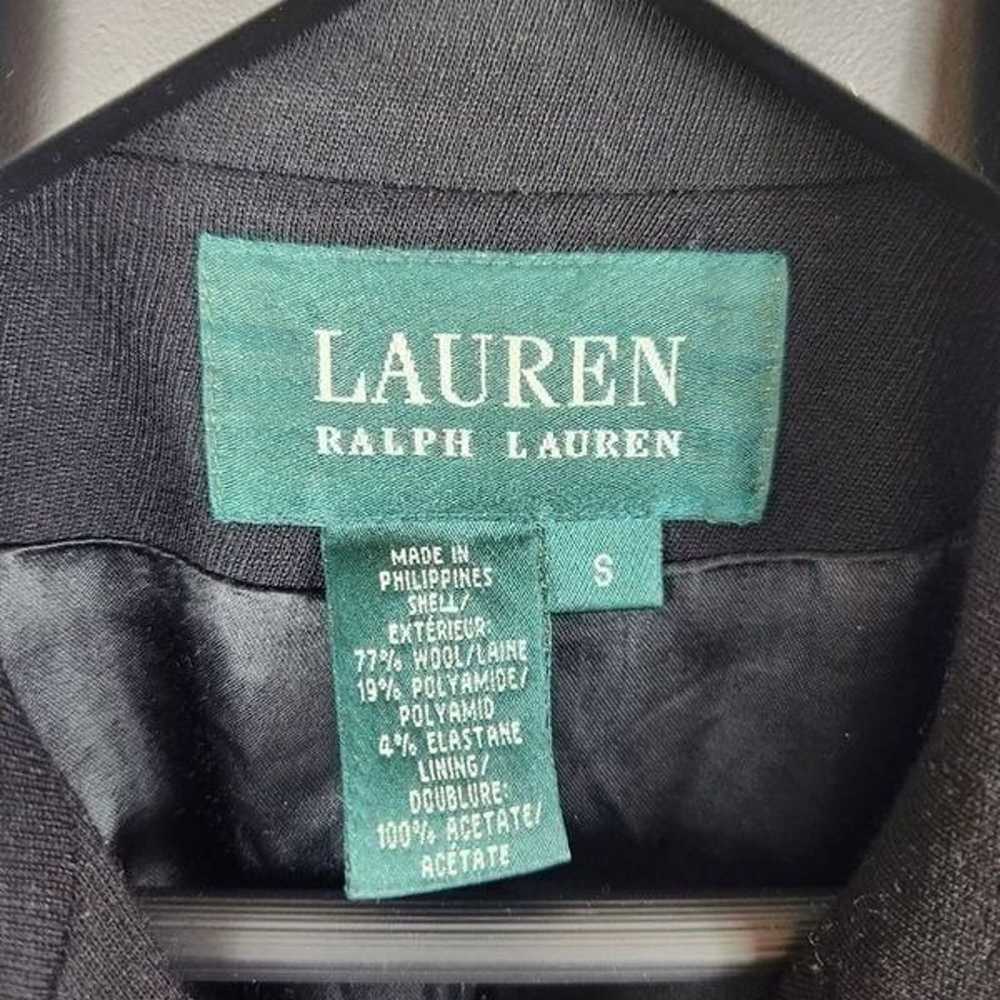 LRL Lauren Ralph Lauren Wool Double Breasted Gold… - image 4