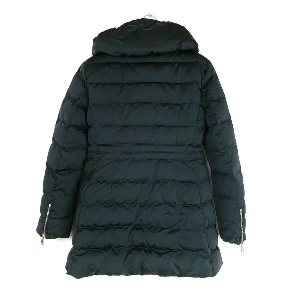 ZARA Fur Lined Long Quilted Down Puffer Jacket Pa… - image 8