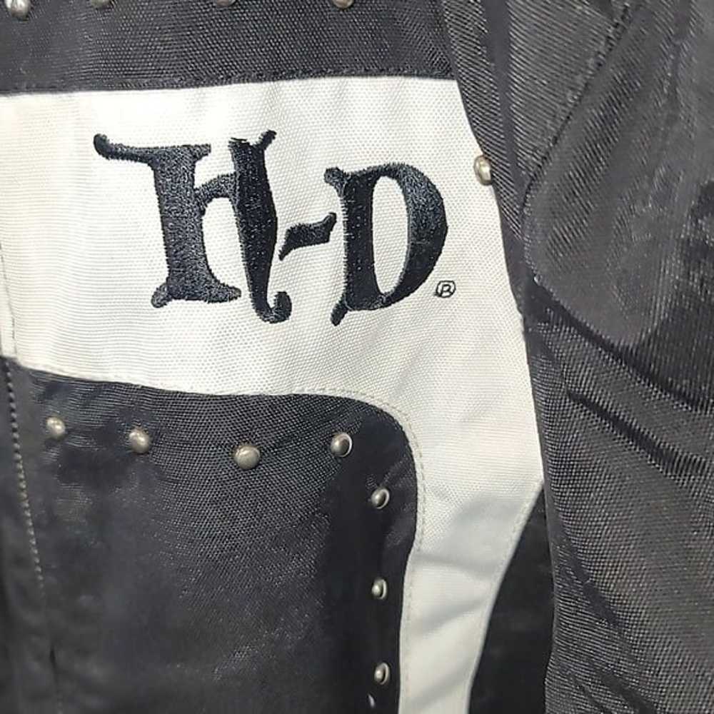Harley davidson riding gear jacket vintage women'… - image 10