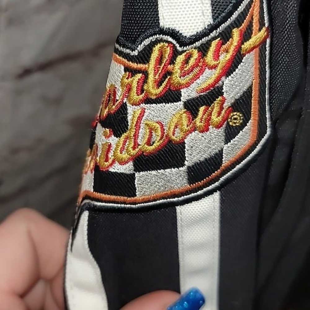 Harley davidson riding gear jacket vintage women'… - image 6