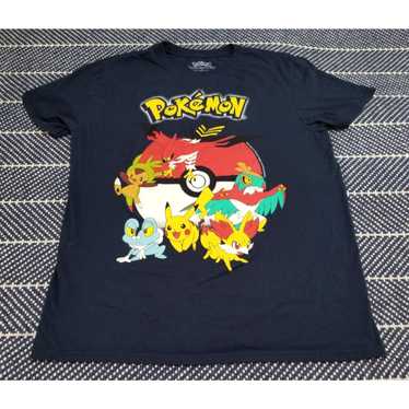 Nintendo Pokemon T-Shirt Mens Large Blue Short Sl… - image 1