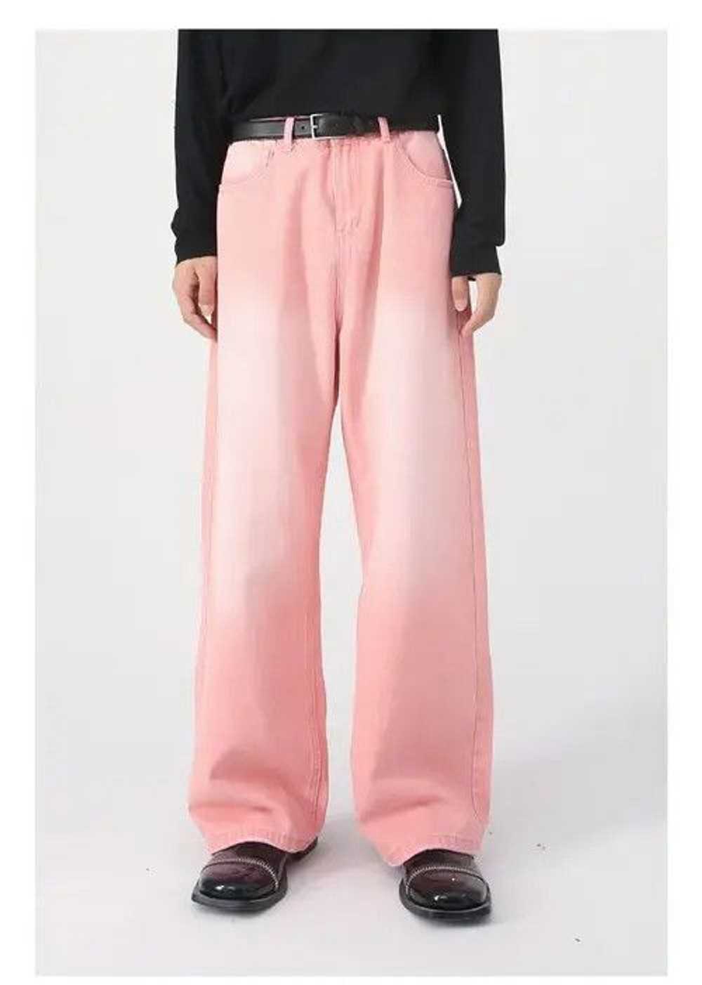 Jean × Streetwear × Vintage Y2K Pink Streetwear J… - image 1
