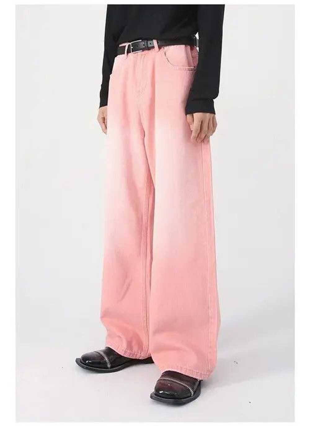 Jean × Streetwear × Vintage Y2K Pink Streetwear J… - image 3