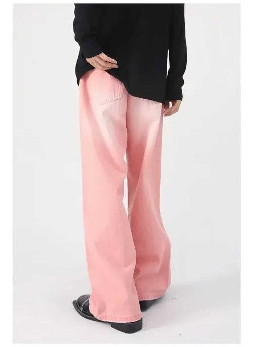 Jean × Streetwear × Vintage Y2K Pink Streetwear J… - image 4