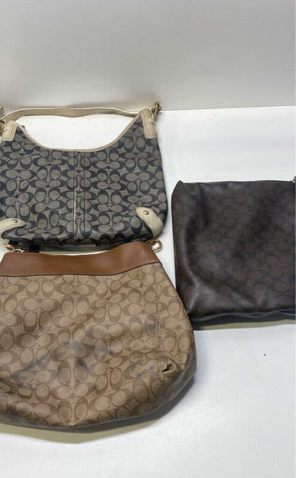Coach Assorted Bundle Lot Set of 3 Handbags - image 5