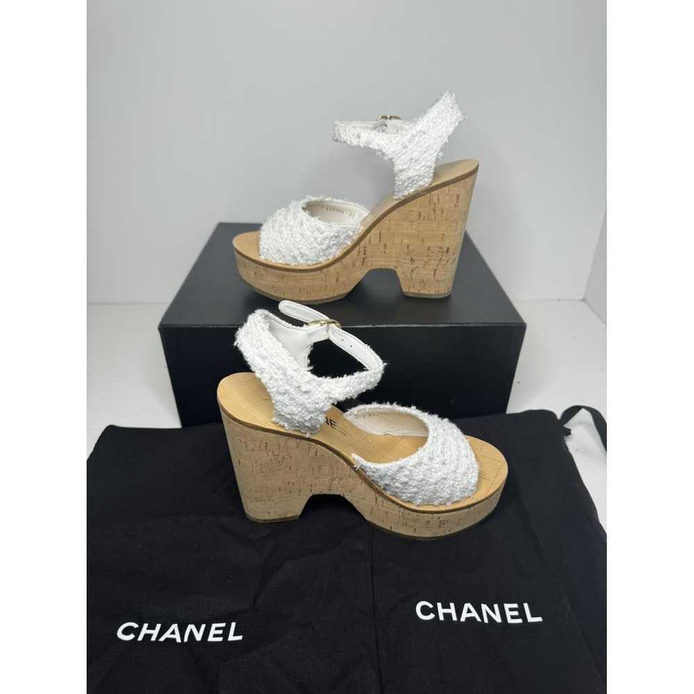Chanel Cloth sandal - image 3