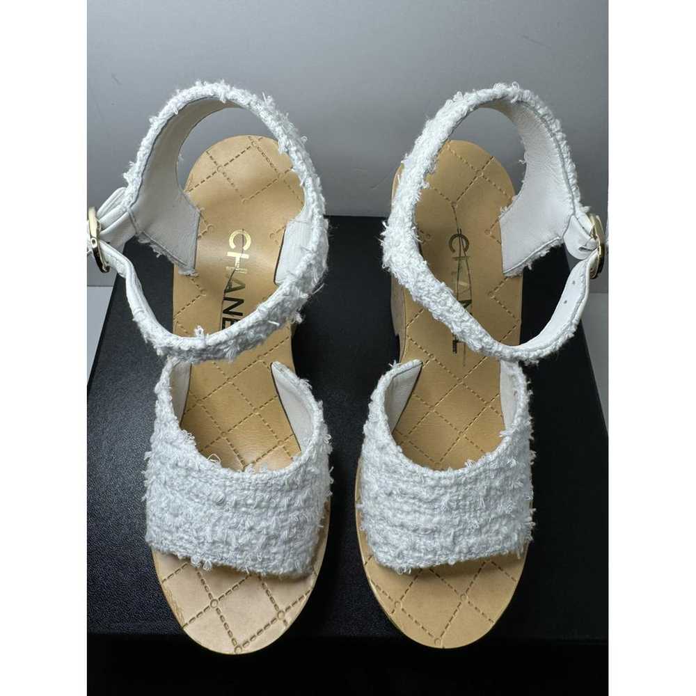 Chanel Cloth sandal - image 4