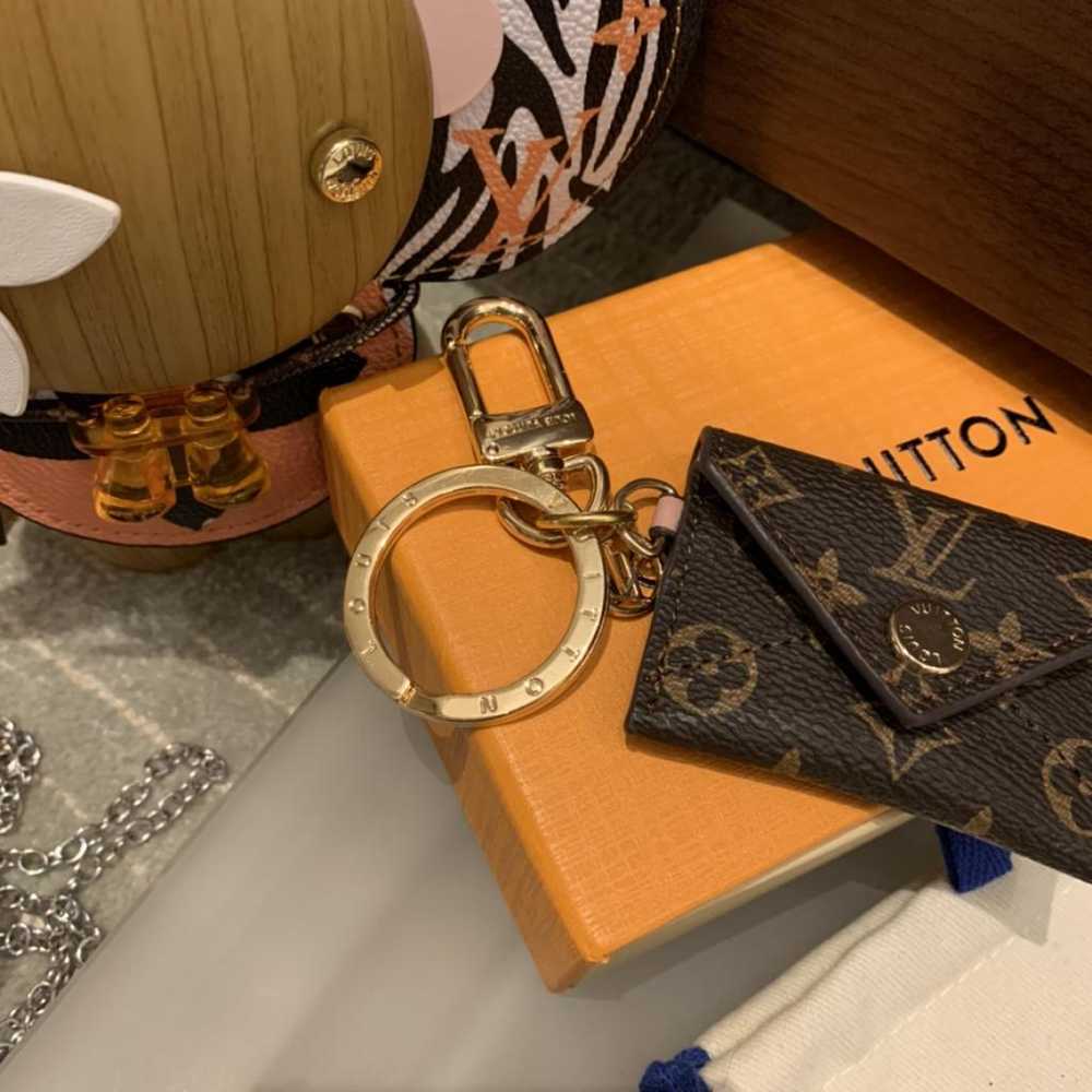 Louis Vuitton Monogram leather bag charm - image 3