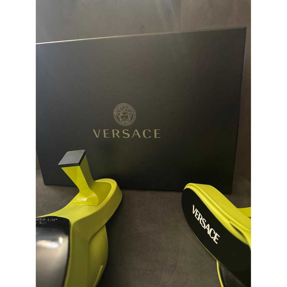 Versace Leather mules - image 8