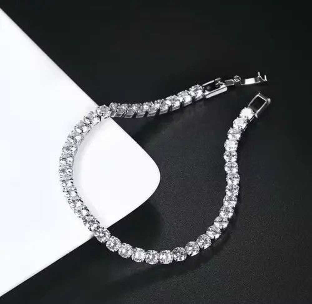 Bead Bracelet × Chain × Streetwear Bracelet Rhine… - image 2
