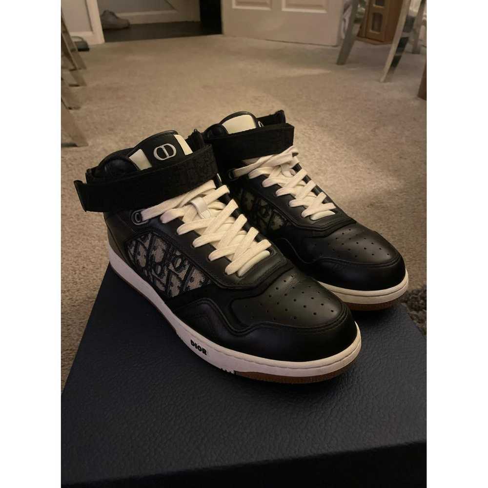 Dior Homme Leather high trainers - image 2