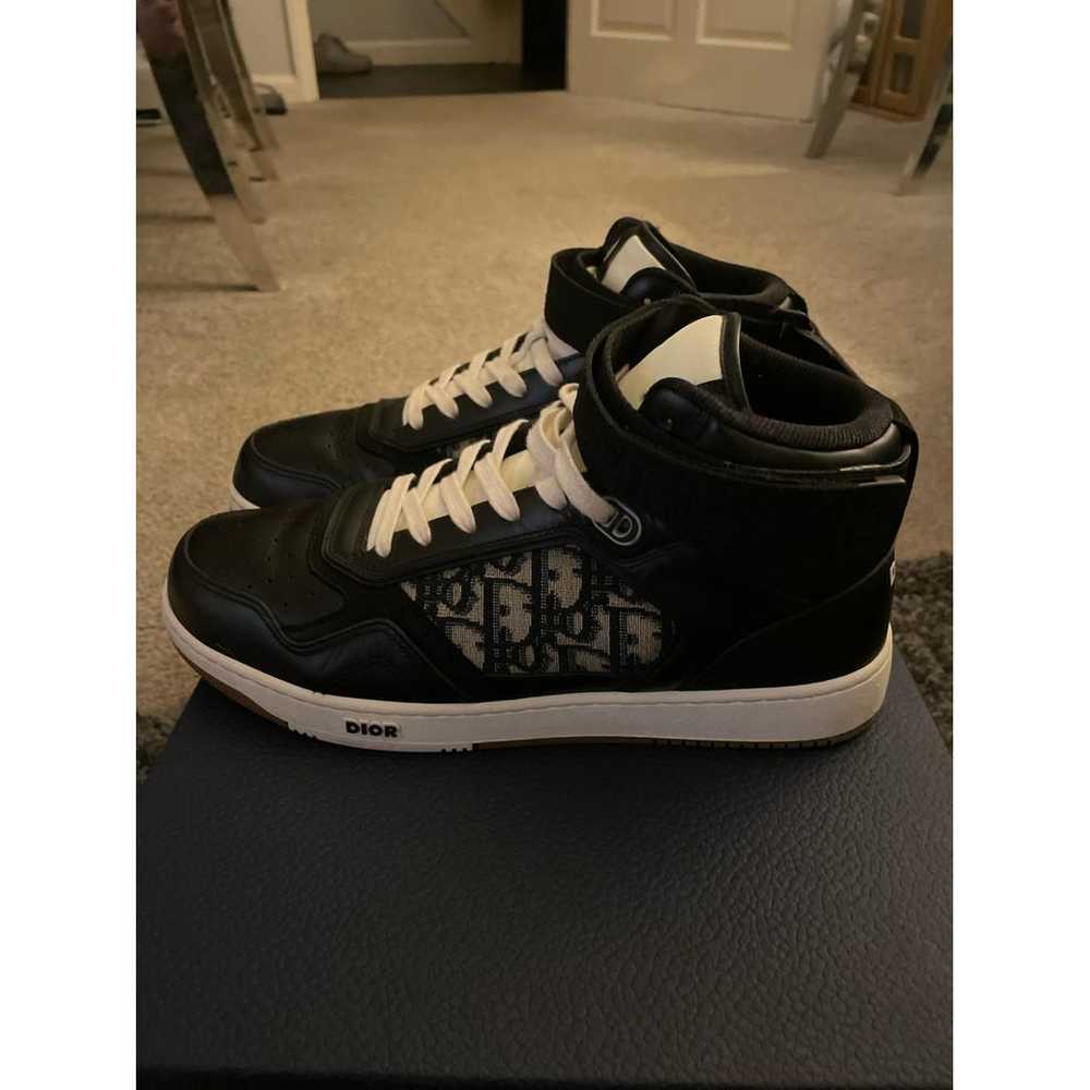 Dior Homme Leather high trainers - image 3