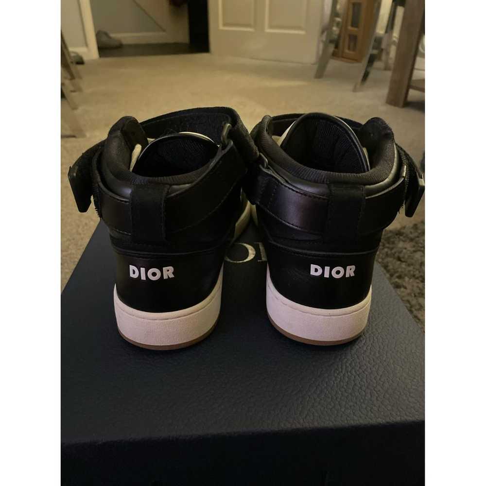 Dior Homme Leather high trainers - image 4