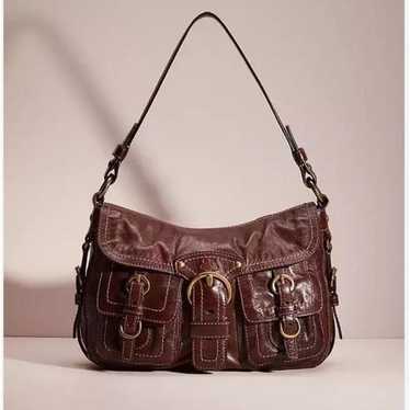 Authentic COACH Brown Garcia Legacy MEDIUM flap L… - image 1