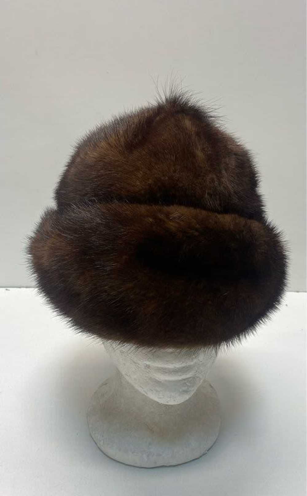 Unbranded Vintage Designer Brown Genuine Mink Fur… - image 1