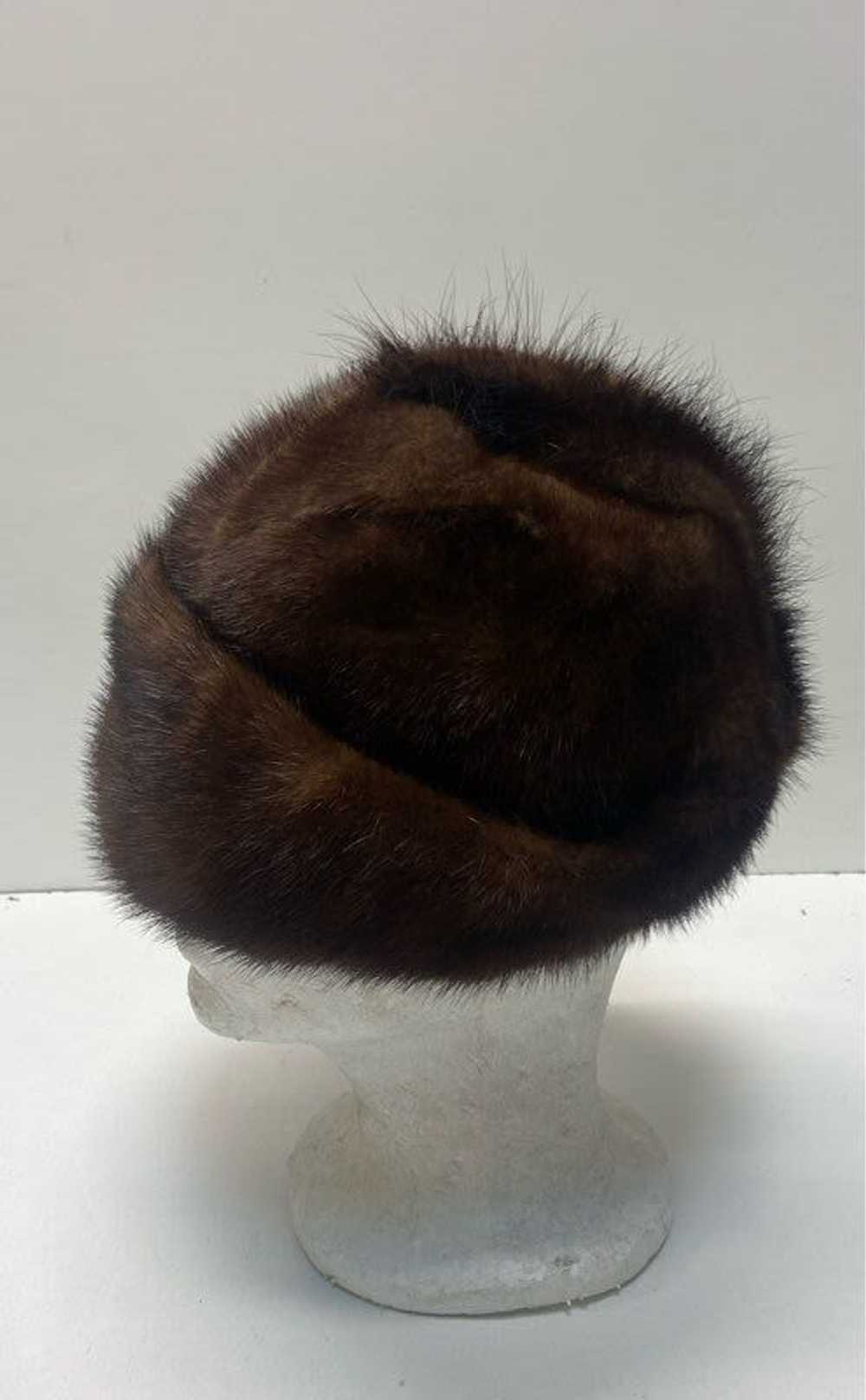 Unbranded Vintage Designer Brown Genuine Mink Fur… - image 2