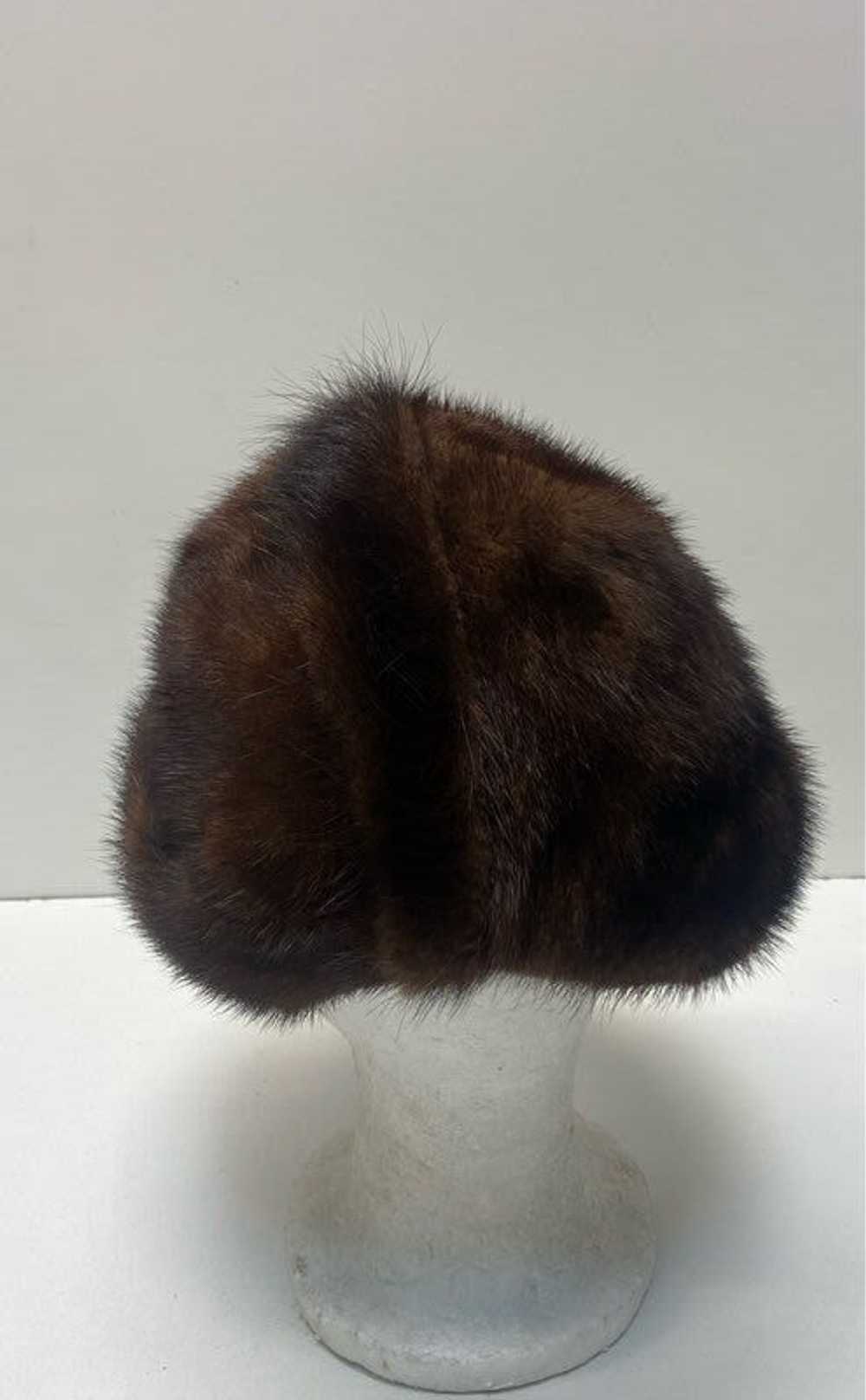 Unbranded Vintage Designer Brown Genuine Mink Fur… - image 3