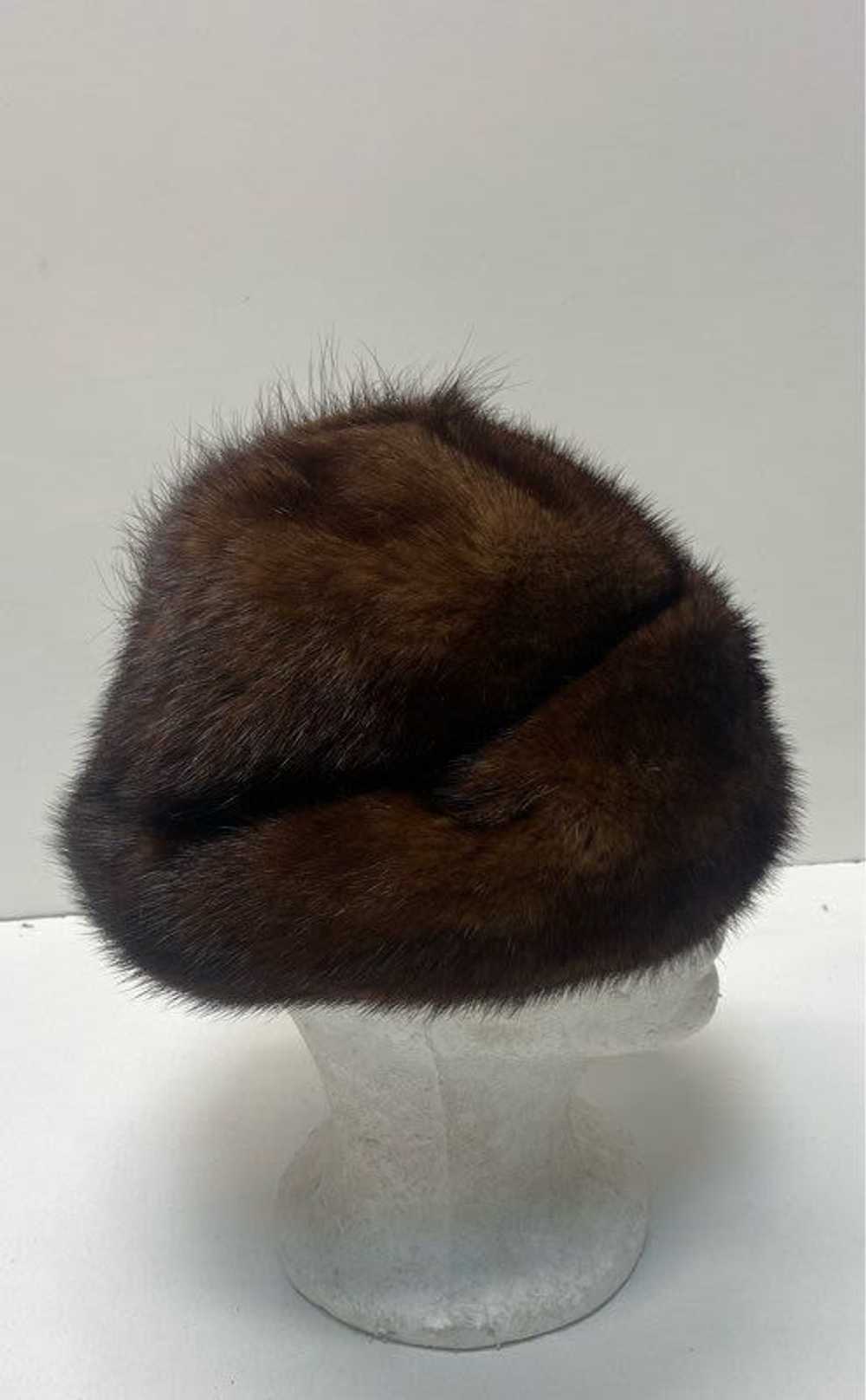 Unbranded Vintage Designer Brown Genuine Mink Fur… - image 4