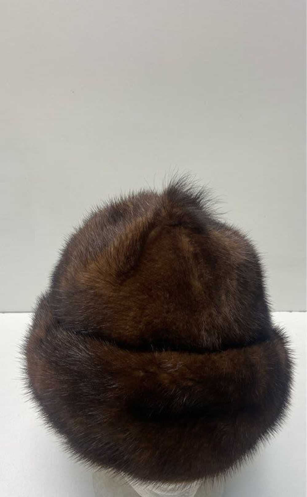 Unbranded Vintage Designer Brown Genuine Mink Fur… - image 5
