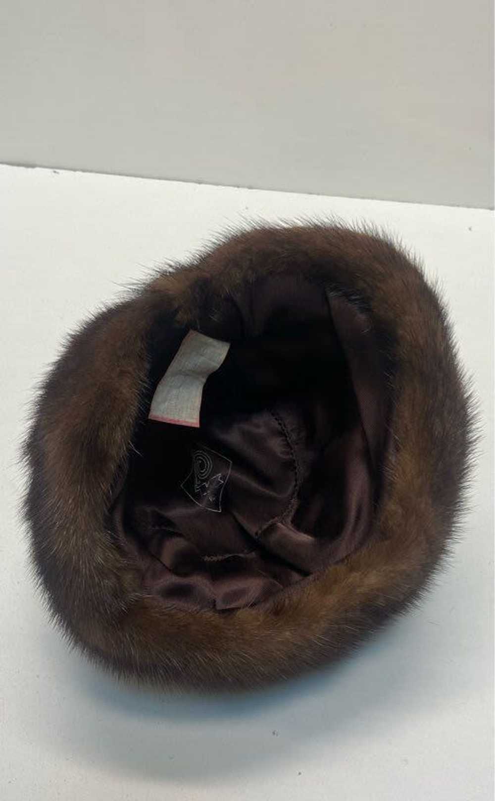 Unbranded Vintage Designer Brown Genuine Mink Fur… - image 6