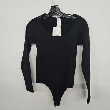 Fabletics Black Long Sleeve Bodysuit - image 1