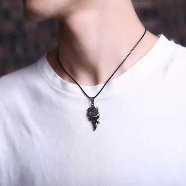 Chain × Jewelry × Streetwear Cool Leather Chain P… - image 1