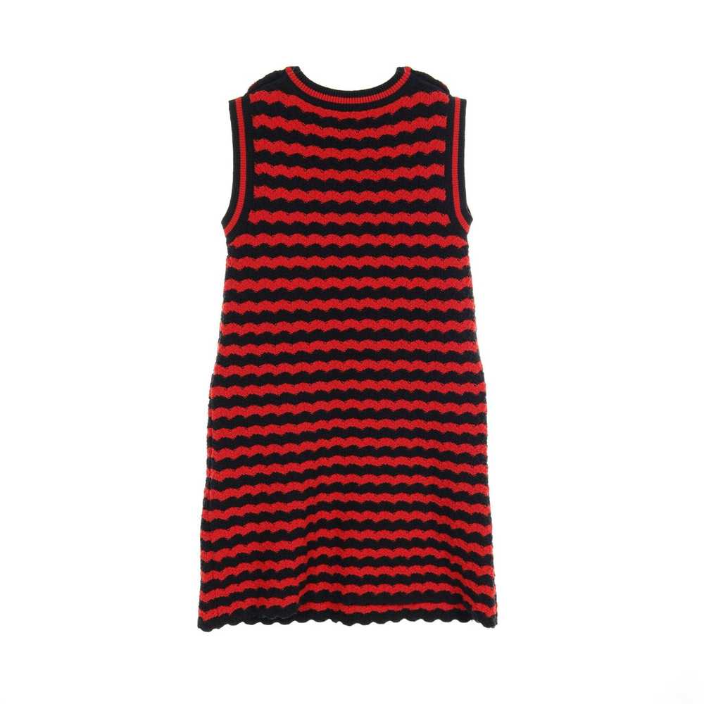 Gucci Gucci Knit Dress No Sleeve Stripes Wool Cot… - image 2