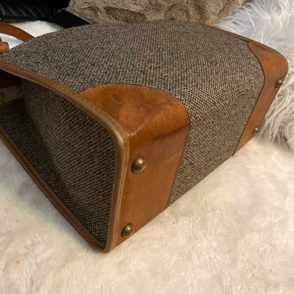 Vintage Hartmann Belting Leather Tweed Suitcase L… - image 5