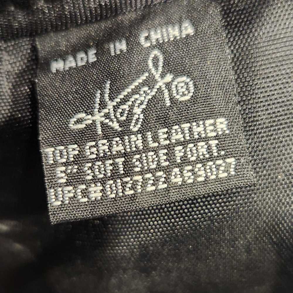 Vintage Hazel Tan Top Grain Leather Briefcase Sho… - image 11
