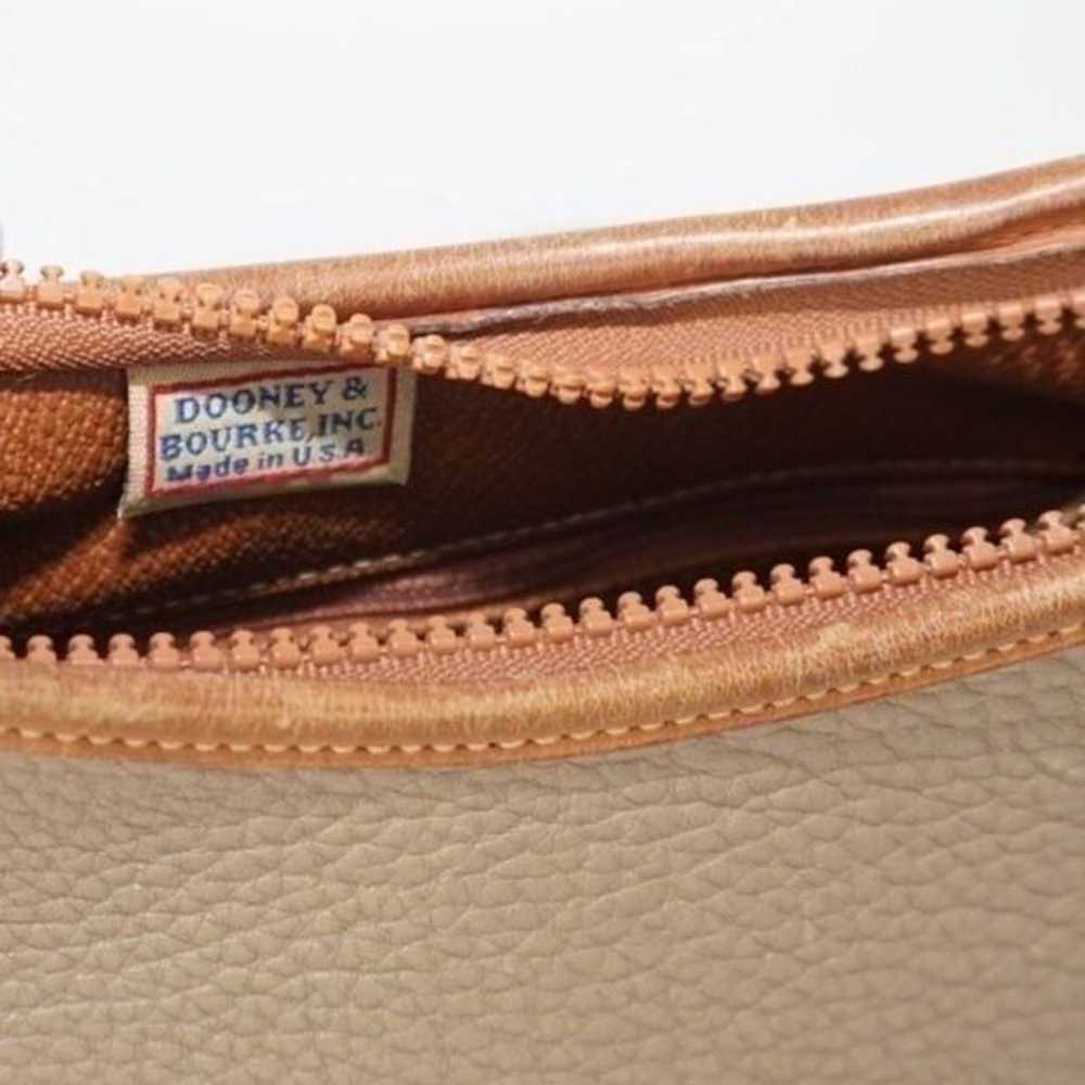 Dooney & Bourke Vintage Pebbled Leather Shoulder … - image 9