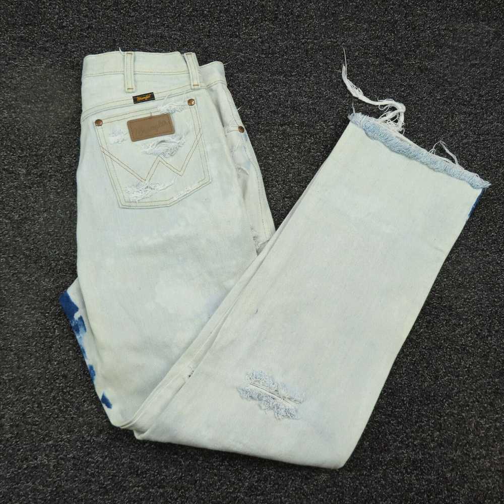 Wrangler Wrangler Jeans Adult 33x31 White Denim D… - image 1